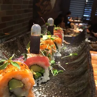 tataki roll with truffle ponzu