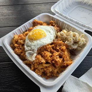Kimchi fried rice!