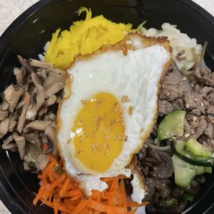 Beef bulgogi bibimbap