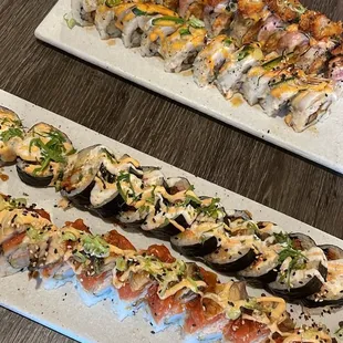 sushi and sashimi, food, sashimi, sushi