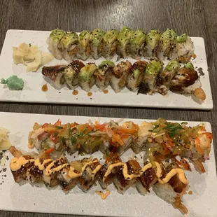 sashimi, sushi, sushi and sashimi, food