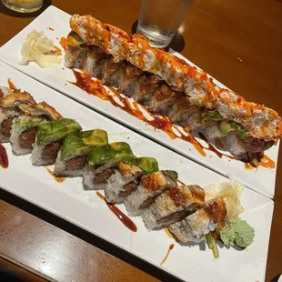 Godzilla and Red rose