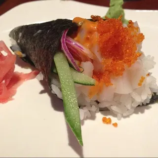 Spicy Scallop Hand Roll