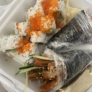Salmon Skin Hand Roll