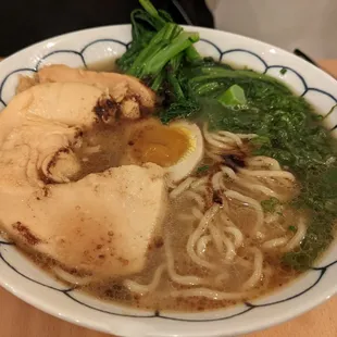 Chicken shoyu paitan ramen