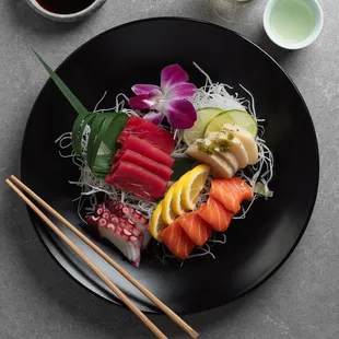 sushi and sashimi, food