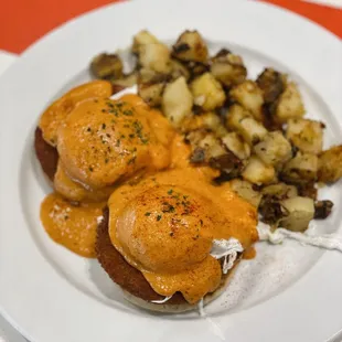 Spicy Crab Cake Benedict