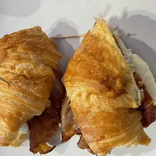 Meat, Egg and Cheese Sandwich