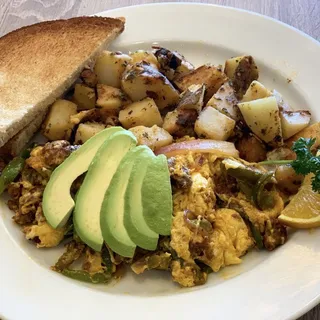 Chorizo and Huevos Scramble