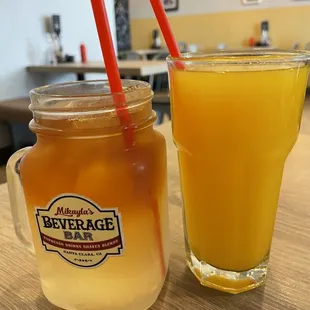 Arnold Palmer and Fresh Orange Juice