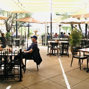 Spacious patio. Great for groups!