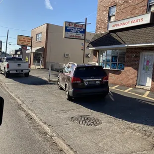 Mike and Emma&apos;s Sandwich Shop, storefront, far left