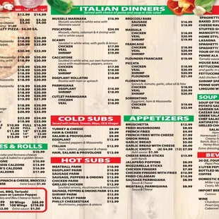 2024 Menu