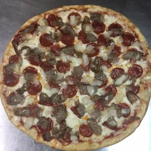 pizza, food