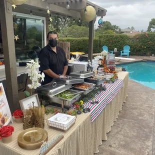 Italian Food, Serving Lasagna.