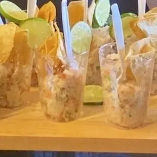 Appetizers/ Ceviche Cups