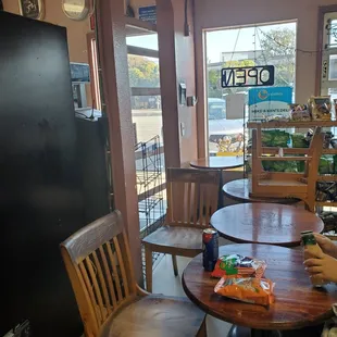 Seating available for "dine-in"