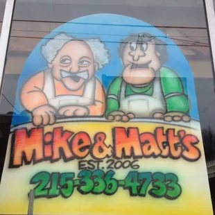 a sign for mike and matt&apos;s italian market