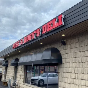 the outside of the store