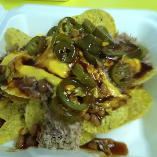 Bbq nachos