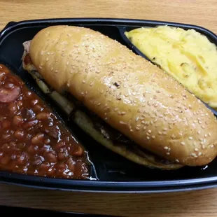 Sliced Brisket Pulled Pork