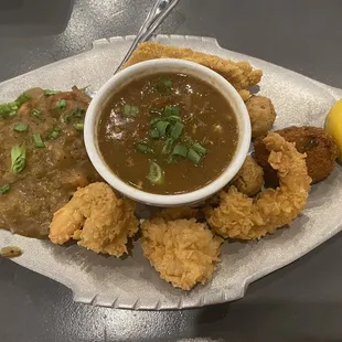 Cajun plate (lunch)