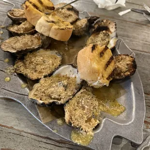 Charbroiled oysters