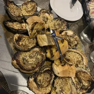 Chargrilled oysters