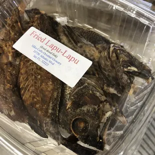 Many kinds of dried fish