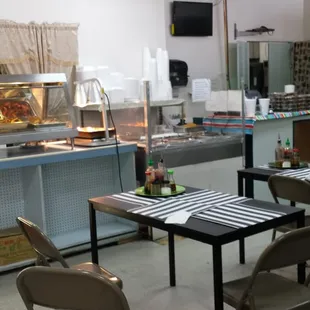 Filipino restaurant inside