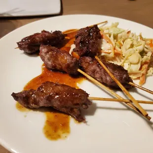 Beef skewers