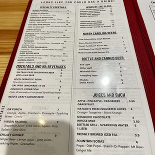 Menu (Oct 2024) - Zoom in to see details and prices - not an overwhelming amount of menu choices but that&apos;s a good thing