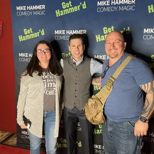 Great show downtown with Mike Hammer!