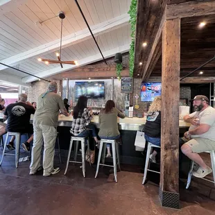 Indoor bar area