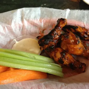 Charred Buffalo Wings