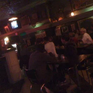 Watching the live band