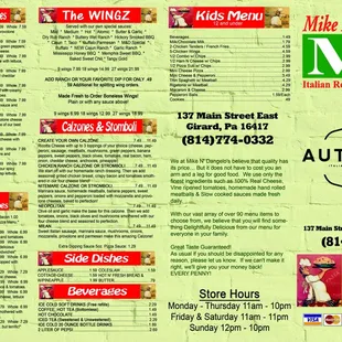 Menu 2