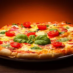  freshly made pizza