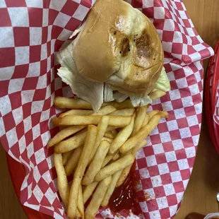 Burger &amp; fries