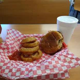 Burger and Rings