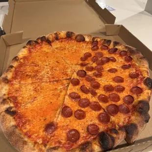 Half Pep Half Cheese