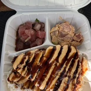 Ahi Katsu Poke Combo