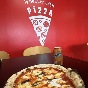 Margherita Pizza - Yum!! Fresh and Perfect. Crispy crust and great sauce!