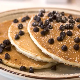 Chocolate chip pancakes