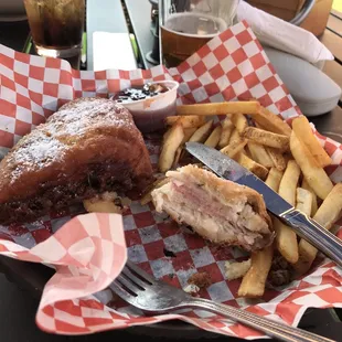 Outstanding real money cristo sandwich! Great beer selection and perfect new patio