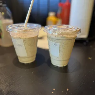 Biscoff cookie vegan milkshake