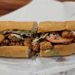 Shrimp Po' Boy. Yum!