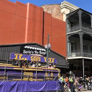 Serio's Po-Boys during Mardi Gras