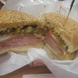 Hot Sicilian Sandwich