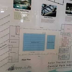 Floor plan of Mike Shellito Indoor Pool